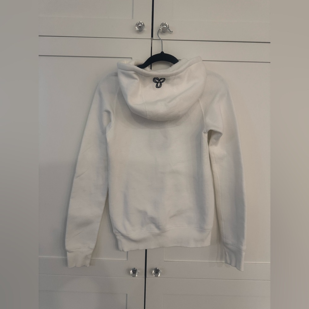 TNA Cream Hoodie Sweater with Black Design - Picture 8 of 9